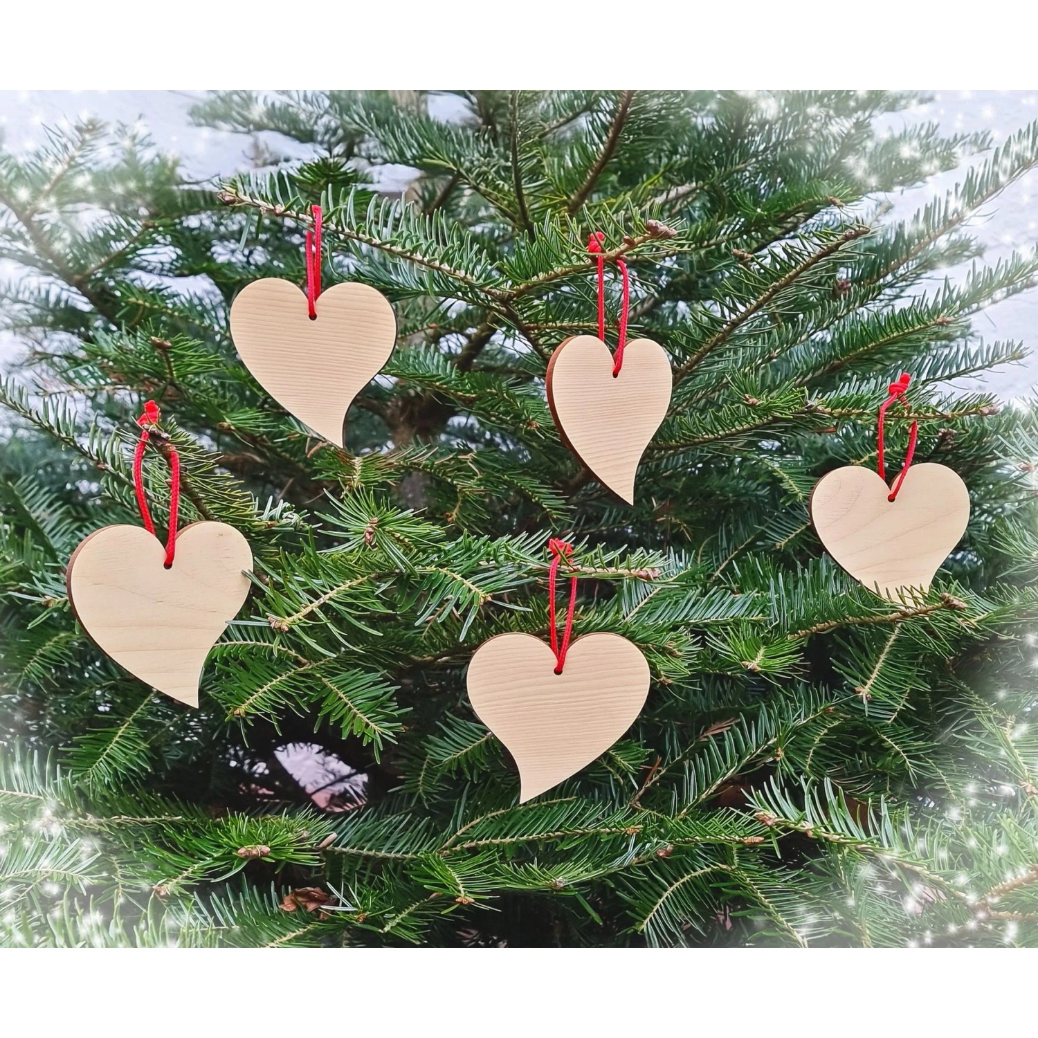 Erst-Holz Christbaumschmuck Holzschmuck Deko Schneeflocke_7