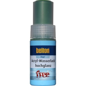 Belton Free AQUAcolours Lackstift, RAL 6002 Laubgrün, hochglänzend, 9ml. Buntlack für Ausbesserungen.