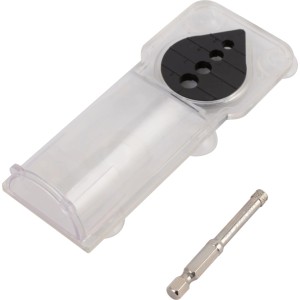 LUX-TOOLS Diamantbohrer 6 mm mit Führung und transparentem Köcher.
