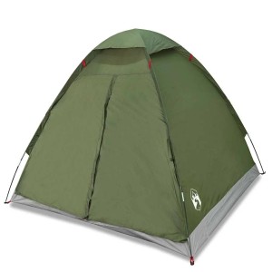 vidaXL Kuppel-Campingzelt 2 Personen Olivgrün Wasserdicht 4009633