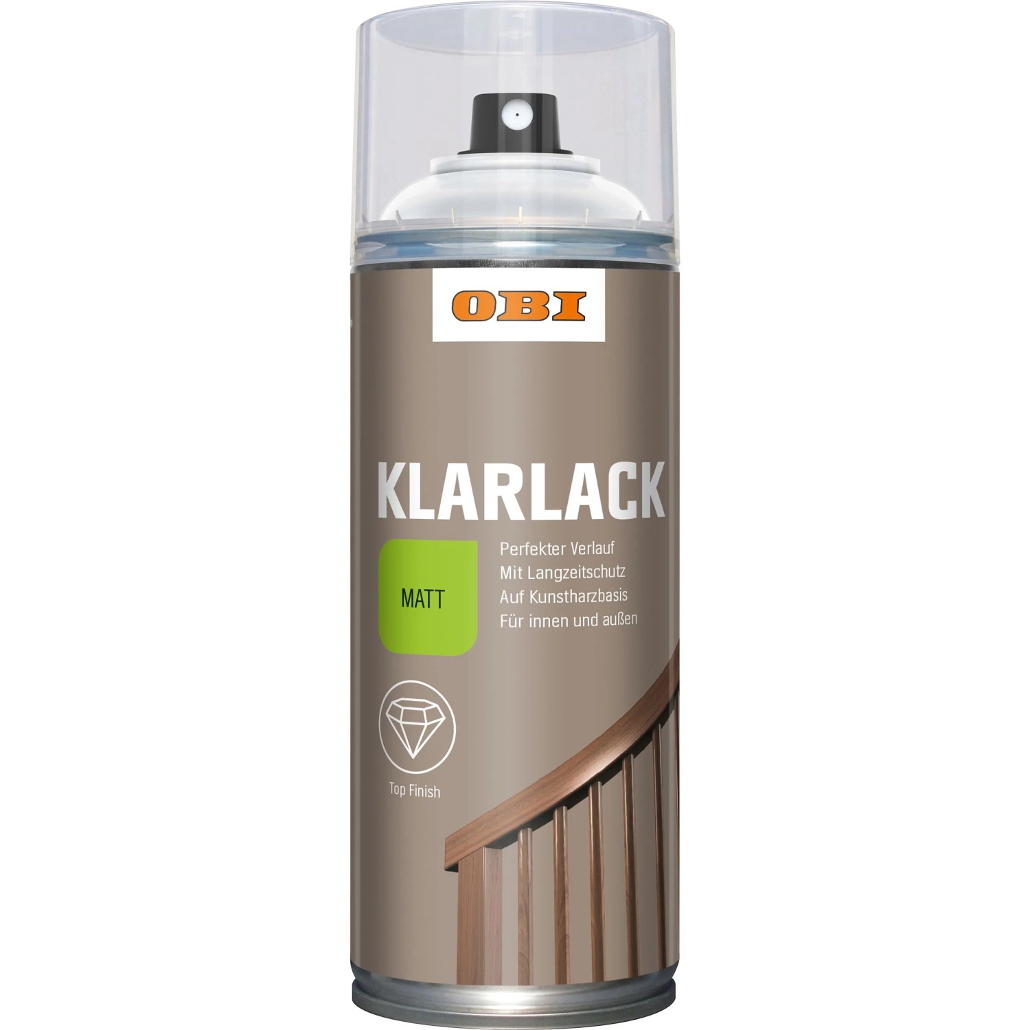 OBI Klarlack Spray Transparent matt 400 ml