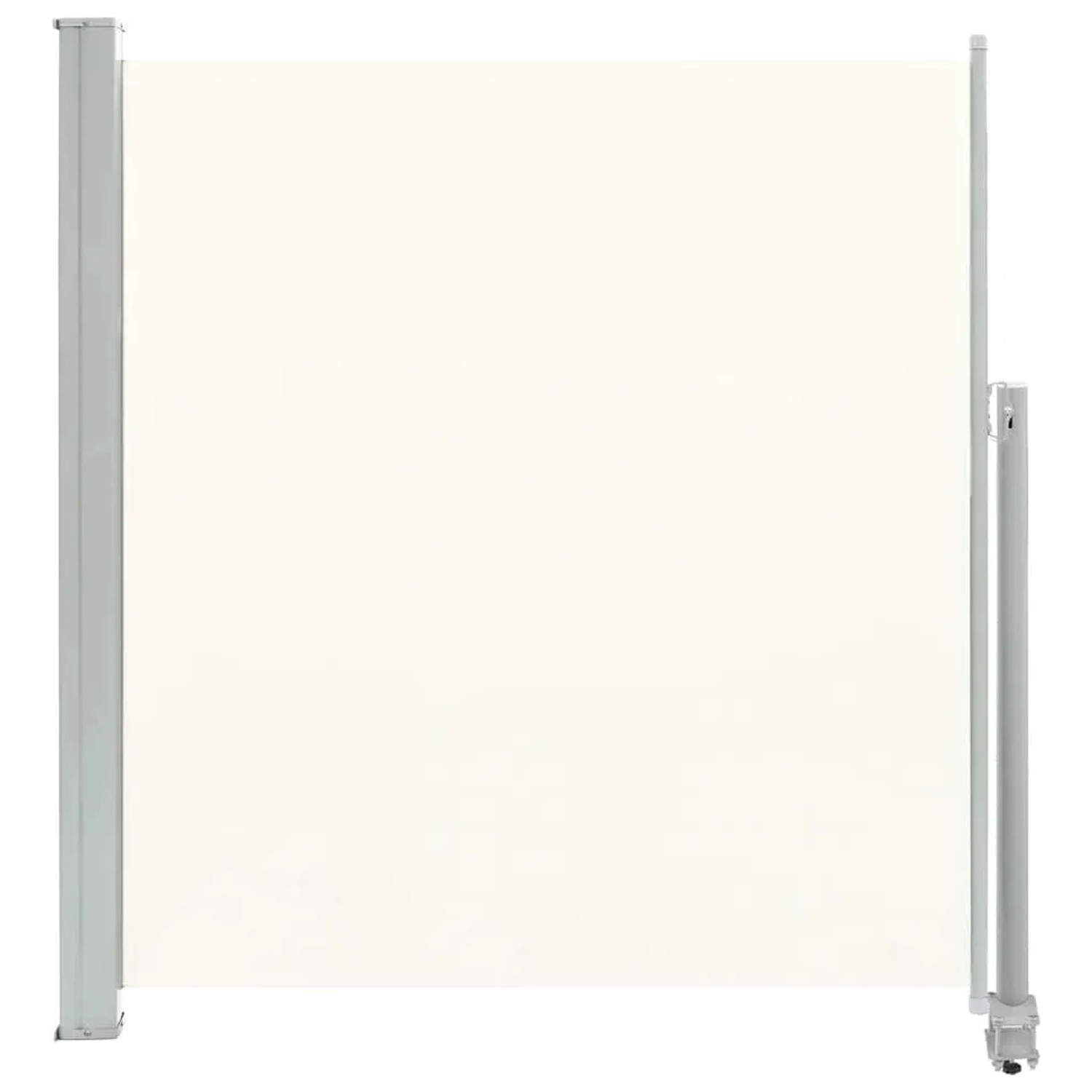 furnicato Ausziehbare Seitenmarkise 140x300 cm Creme