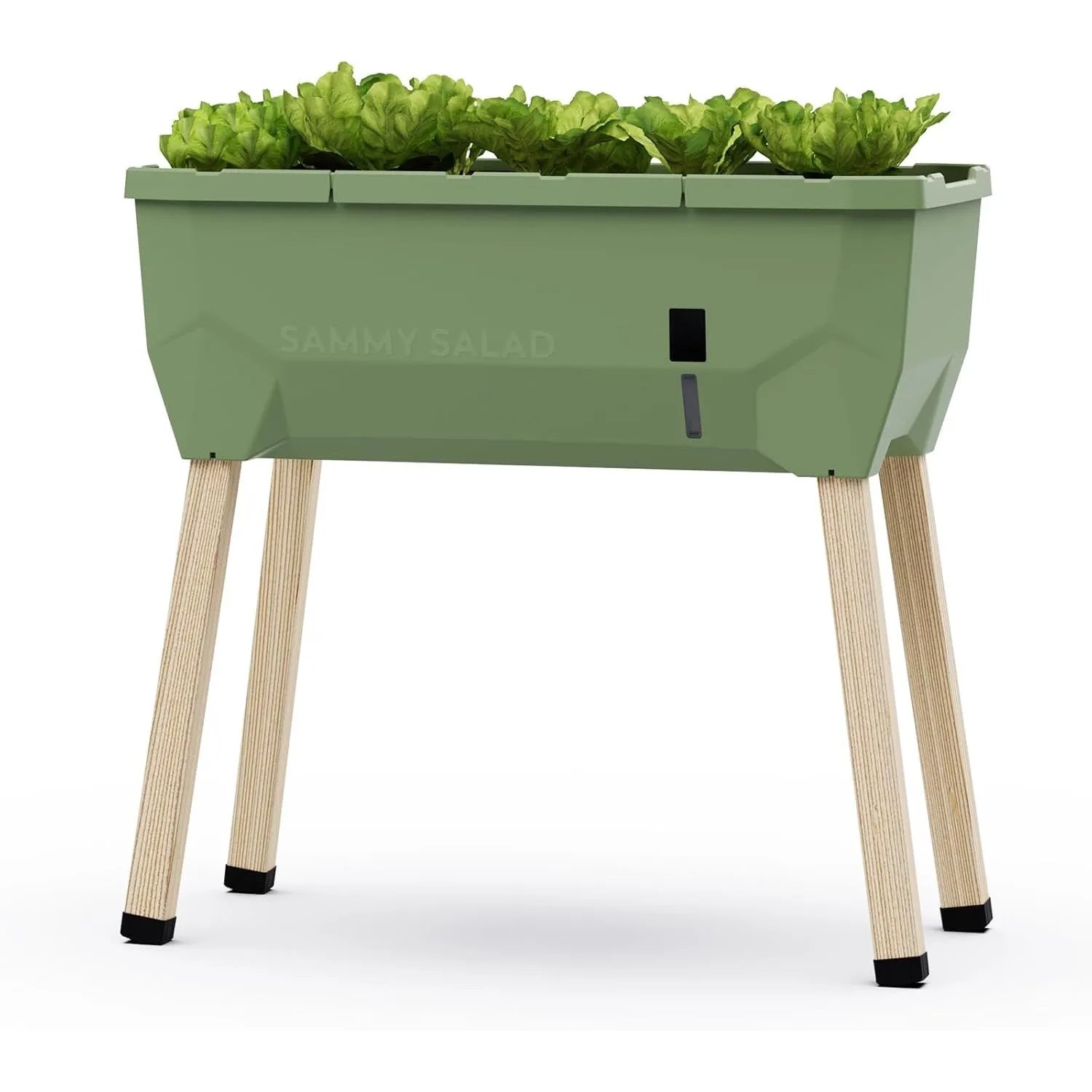 Gusta Garden Hochbeet für Salat Sammy Salad Dunkelgrün ohne Haube