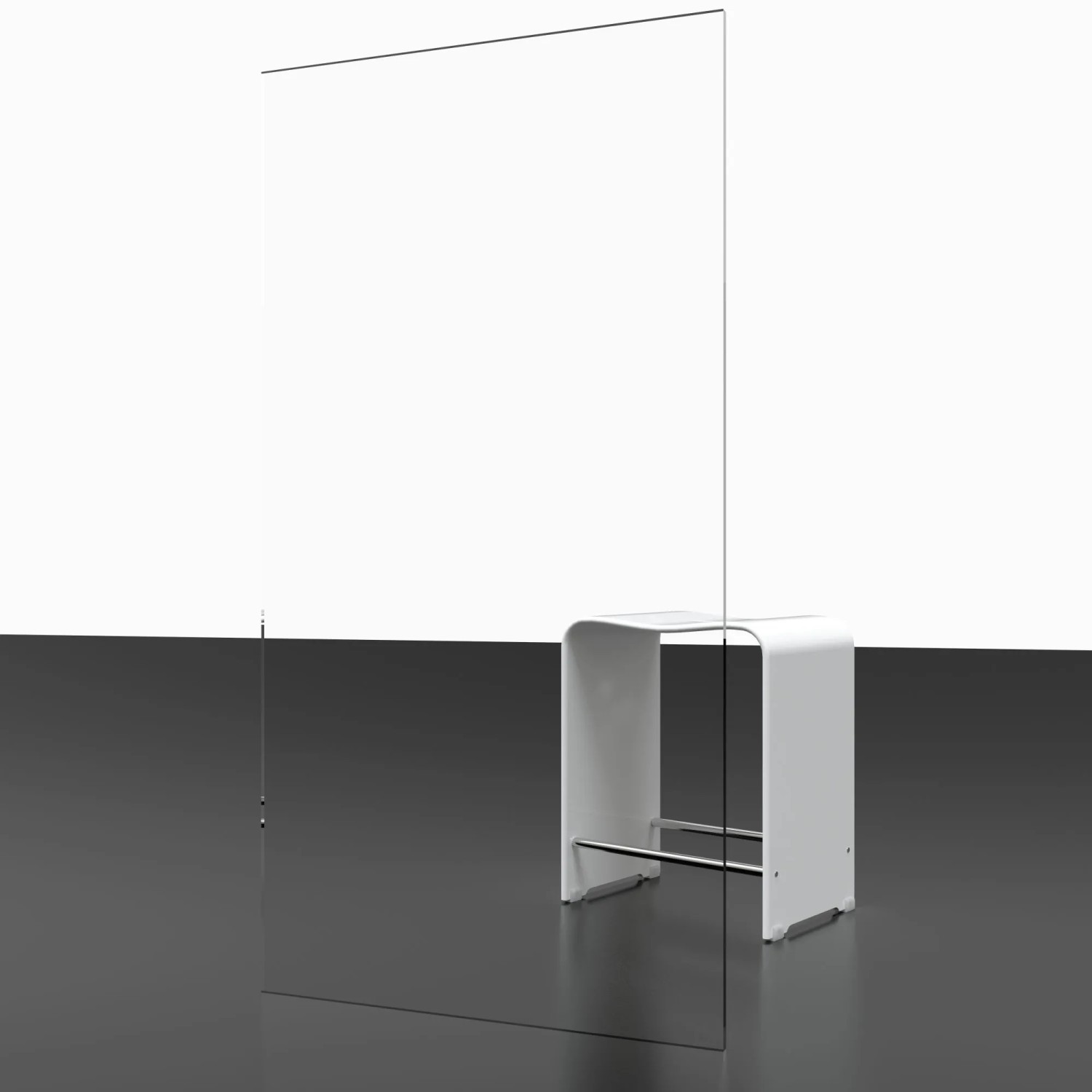 Schulte Schiebetür Trend 2.0, Alu-Natur, 200x140cm, für Nische im Bad.