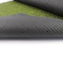 Primaflor Kunstrasen Arizona Grün, Detailaufnahme der Rückseite mit Drainagelöchern.