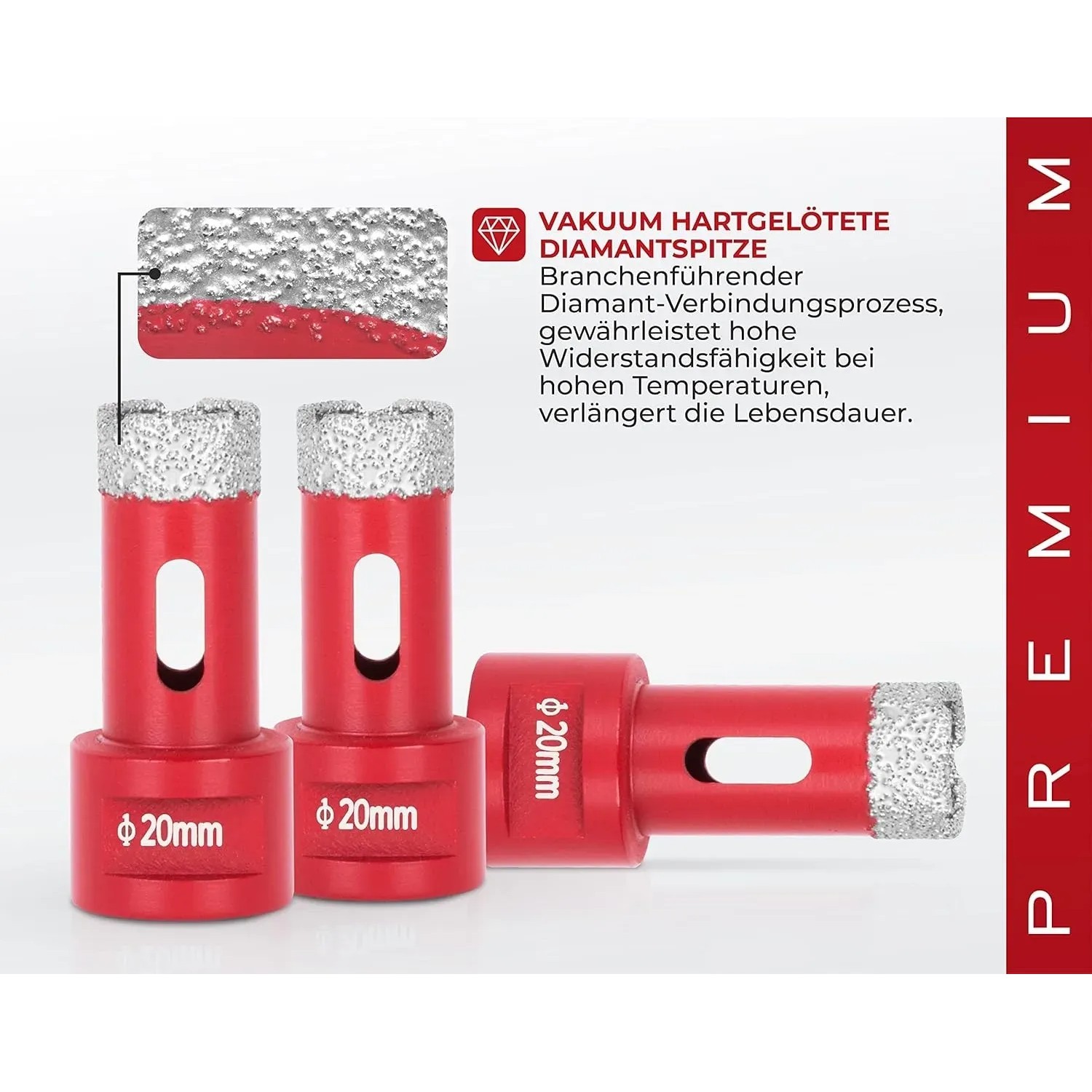 20 Stück Diamantbohrer 1,0 mm mit 2,35 mm Schaft für Glas Jade Bernstein Schmuck Stein Keramik Fliesen Porzellan Präzises Bohren und Gravieren für Drehwerkzeuge Silber 20 Stück Diamantbohrer 1,0 mm mit 2,35 mm Schaft für Glas Jade Bernstein Schmuck Stein Keramik Fliesen Porzellan Präzises Bohren und Gravieren für Drehwerkzeuge Silber