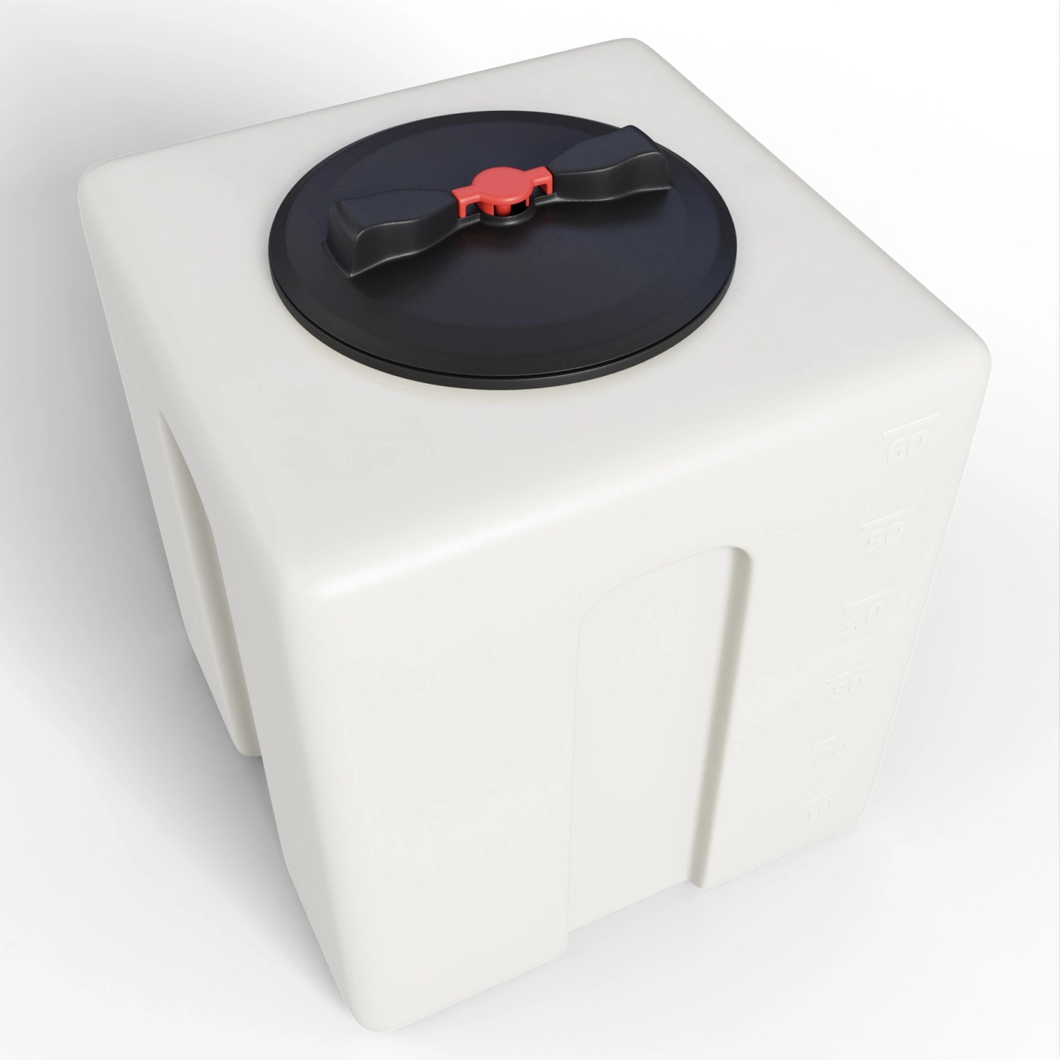 KMND 60L Kubus Trinkwasser Wassertank Weiß