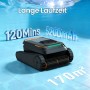 Akku-Poolroboter PR10 im Pool. Poolsauger mit Raupenantrieb, reinigt bis 170m².