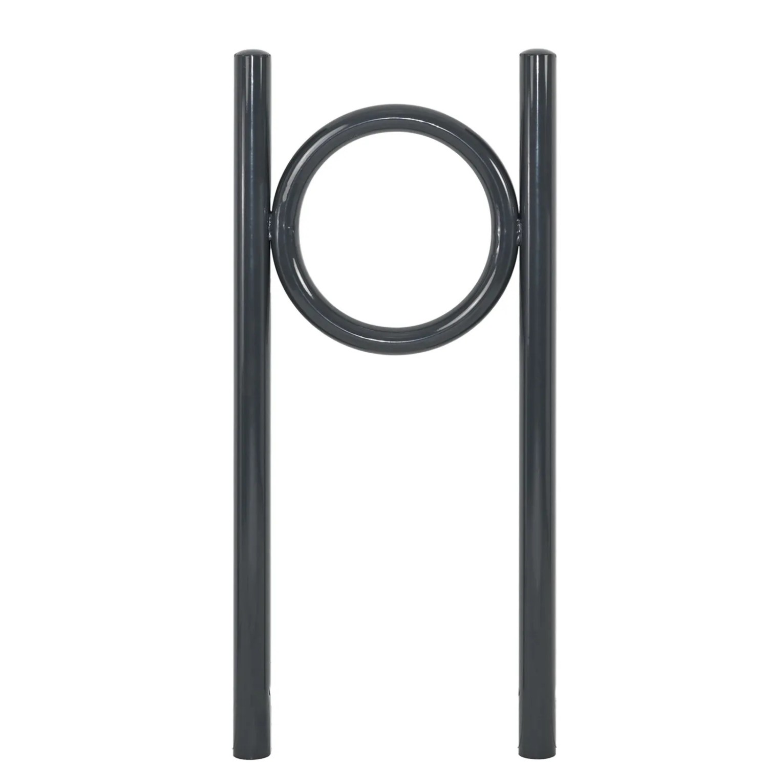 TRUTZHOLM Fahrradanlehnbügel 115 x 52 cm Stahl Pulverbeschichtet Durchmesser 60 mm Typ O