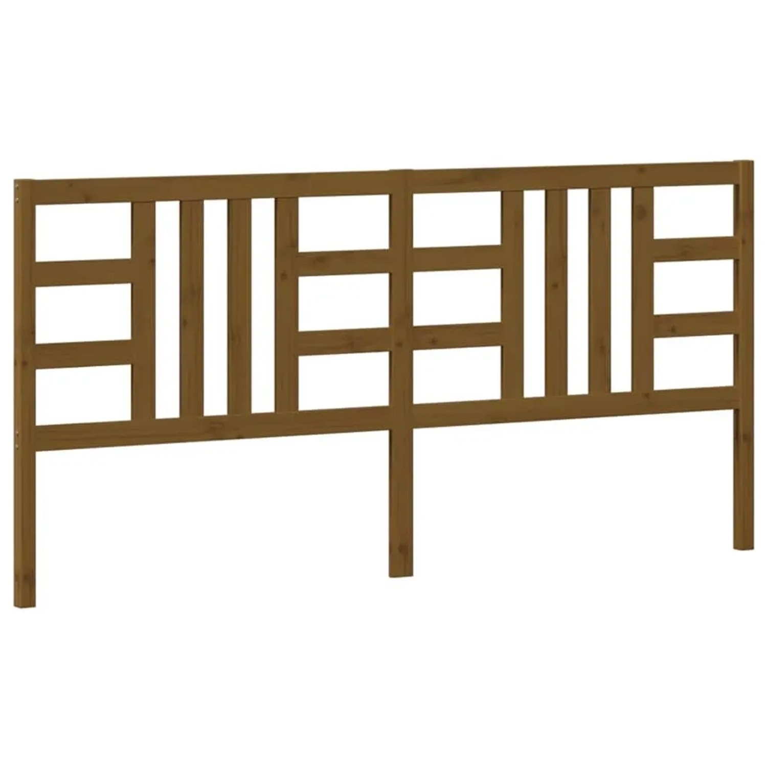 vidaXL Kopfteil Honigbraun 206x4x100 cm Massivholz Kiefer 817863