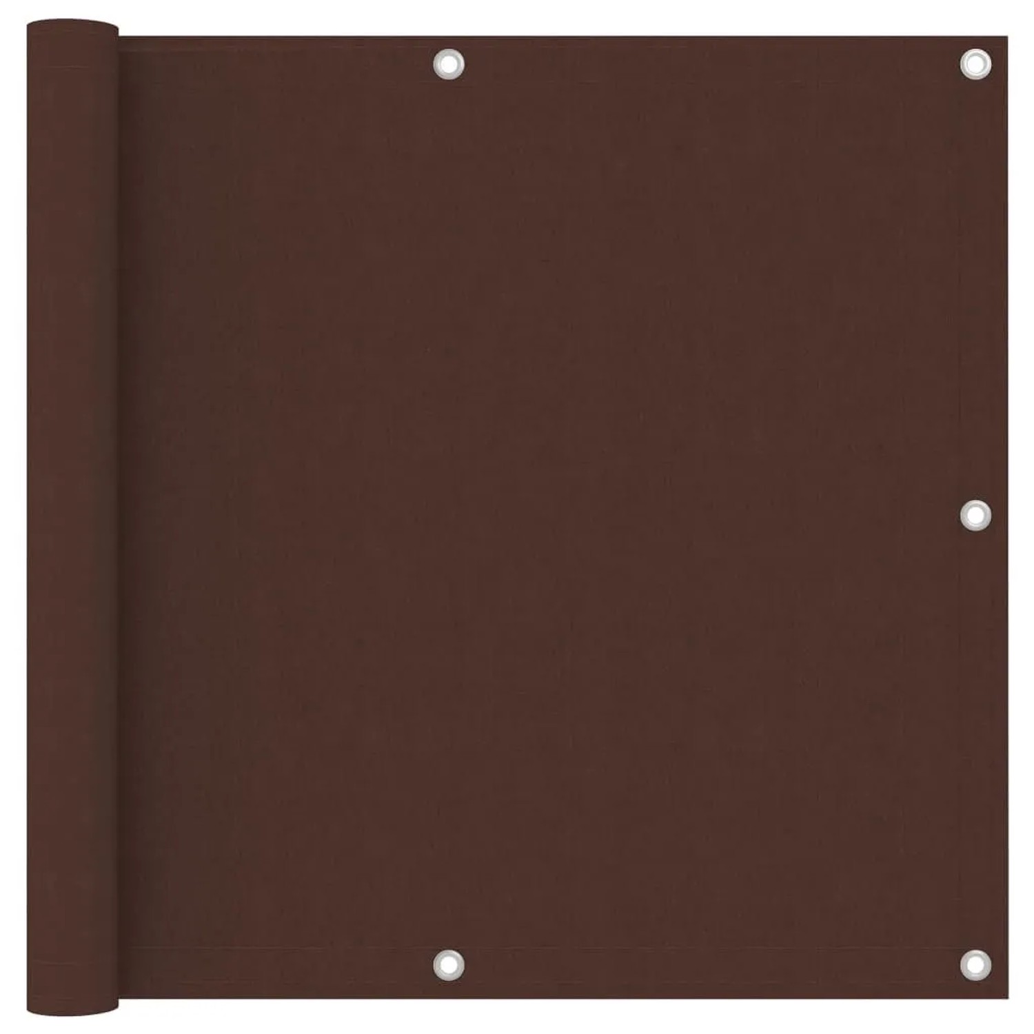 vidaXL Balkon-Sichtschutz Braun 90x500 cm Oxford-Gewebe 135074