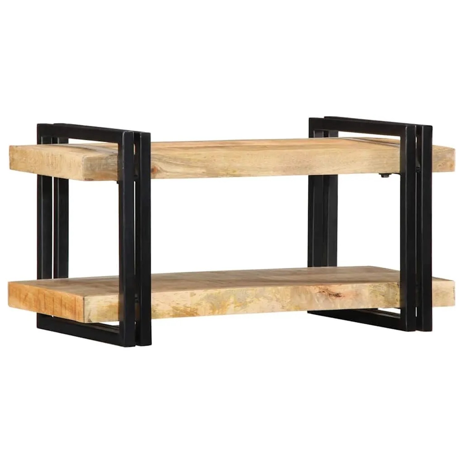vidaXL Wandregal 70x33x35 cm Raues Massivholz Mango 4017482