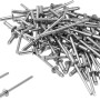 Edelstahl Blindnieten 4x10mm, 100er Set, zur Verbindung von Bauteilen.