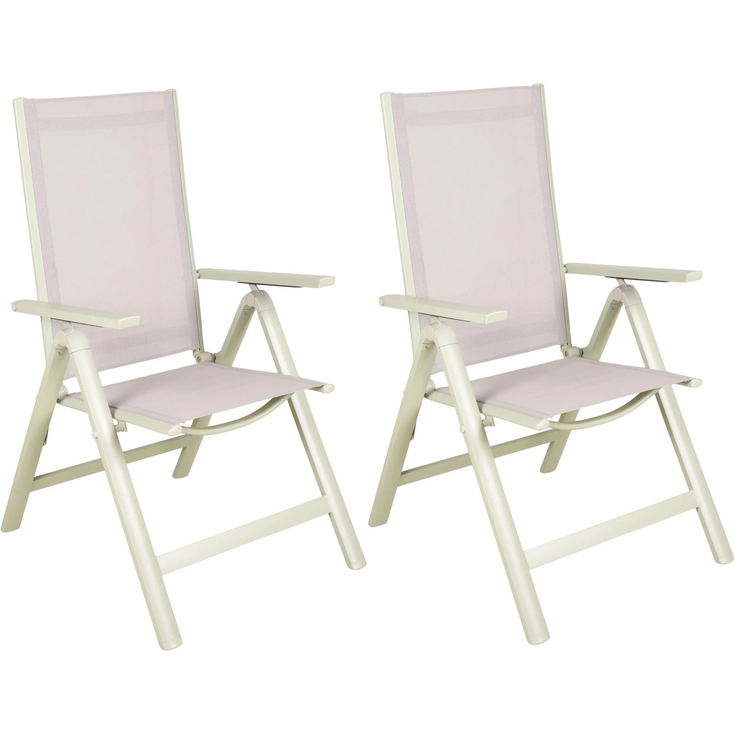 Garden Pleasure Stapelstuhl LENOLA Aluminium verstellbar klappbar Salbeigrün