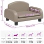 vidaXL Hundebett Cappuccino-Braun 50x40x30 cm Kunstleder 171980_7