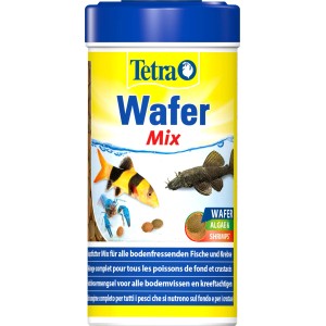 Tetra Wafer Mix Fischfutter 250ml für Bodenfische und Krebse.