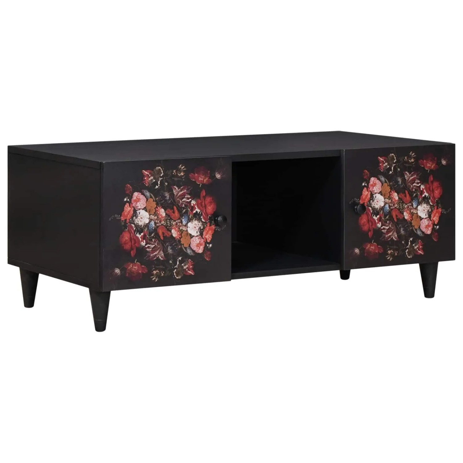 vidaXL Couchtisch Mehrfarbig 100 x 54 x 40 cm Massivholz Mango 4018712 günstig online kaufen