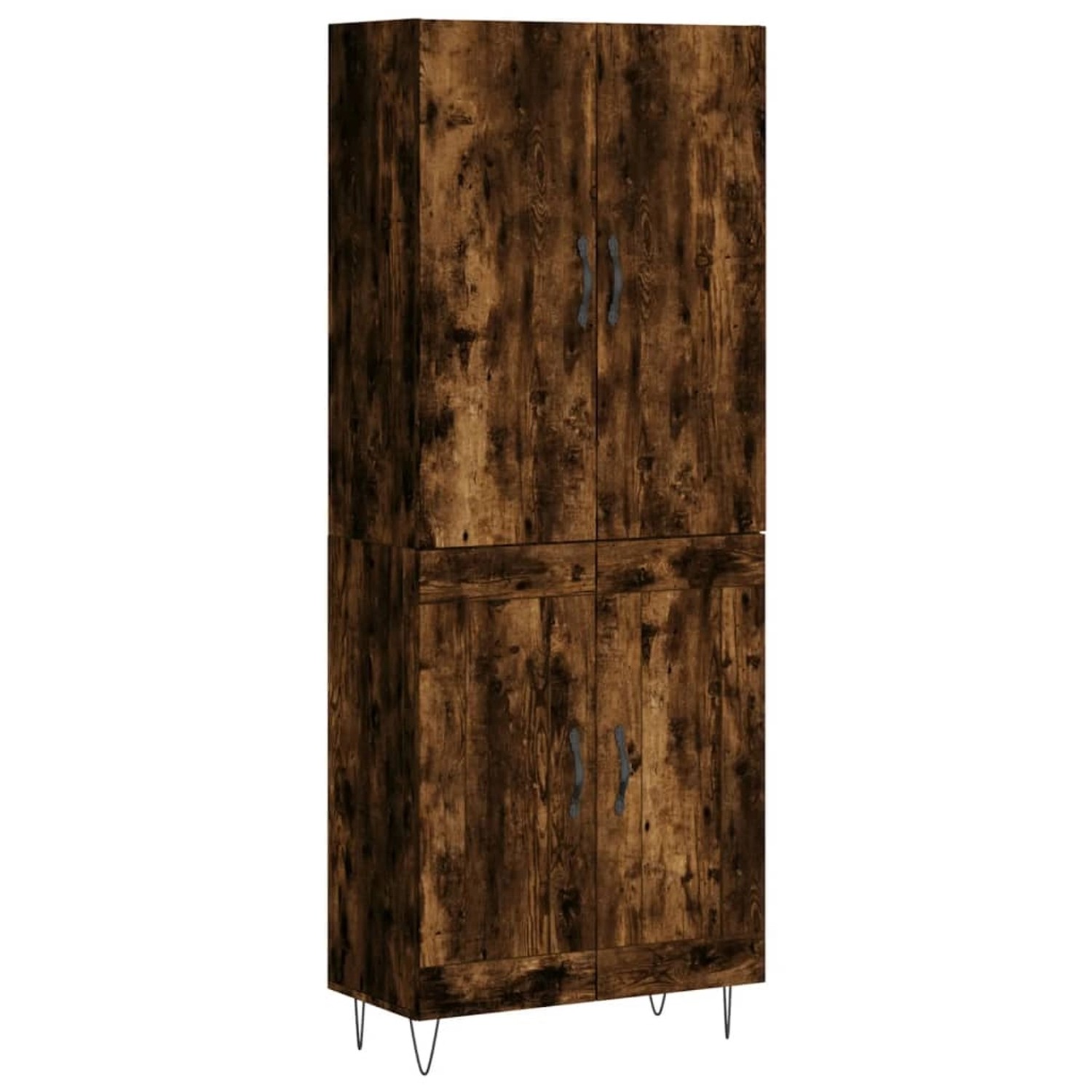 vidaXL Highboard Räuchereiche 69,5x34x180 cm Holzwerkstoff 3198078 günstig online kaufen