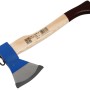 LUX Beil Comfort, 40 cm, 1 kg, mit blauem Kopf und Eschenstiel.