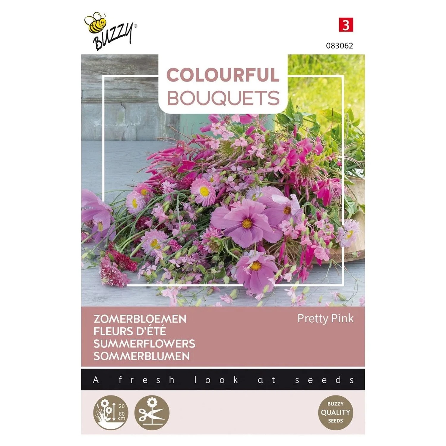 arborix Blumenmischung 'Pretty Pink' Buzzy Colourful Bouquets Samen Ca. 5 G Rosafarbene Mischung