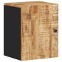 vidaXL Bad-Wandschrank aus Mangoholz, 38x33x48 cm, Modell 1. Hängeschrank für Badmöbel-Sets.