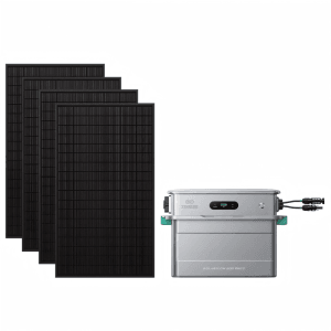 ZENDURE SolarFlow 800 Pro 2 Balkonkraftwerk Komplettset mit 4 JA Solar Solarmodulen und Wechselrichter.
