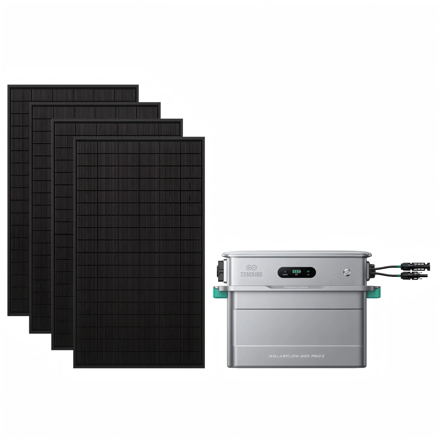 ZENDURE SuperCharged SolarFlow 800 Pro 2 1820W Photovoltaikanlage Komplettset