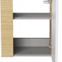 Offener Fackelmann Waschbeckenunterschrank SBC Sandeiche, 44 cm breit, mit Einlegeböden.