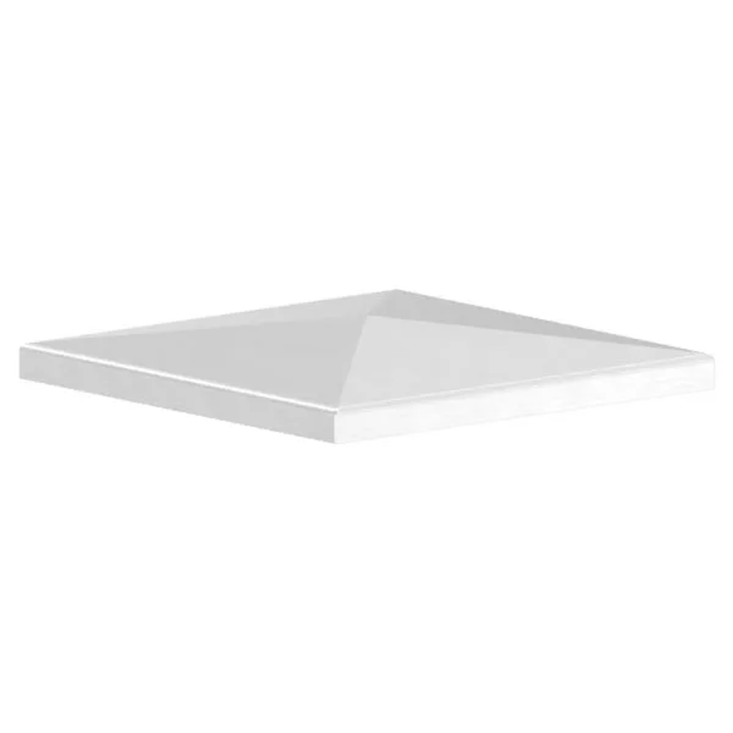 FeNau Pfostenkappe Edelstahl Für Vierkantrohr 140x140 mm Geschliffen V2A