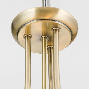 Detailaufnahme der Orion Hängeleuchte Aida in Antik-Optik, Lampen & Leuchten für stilvolle Beleuchtung.