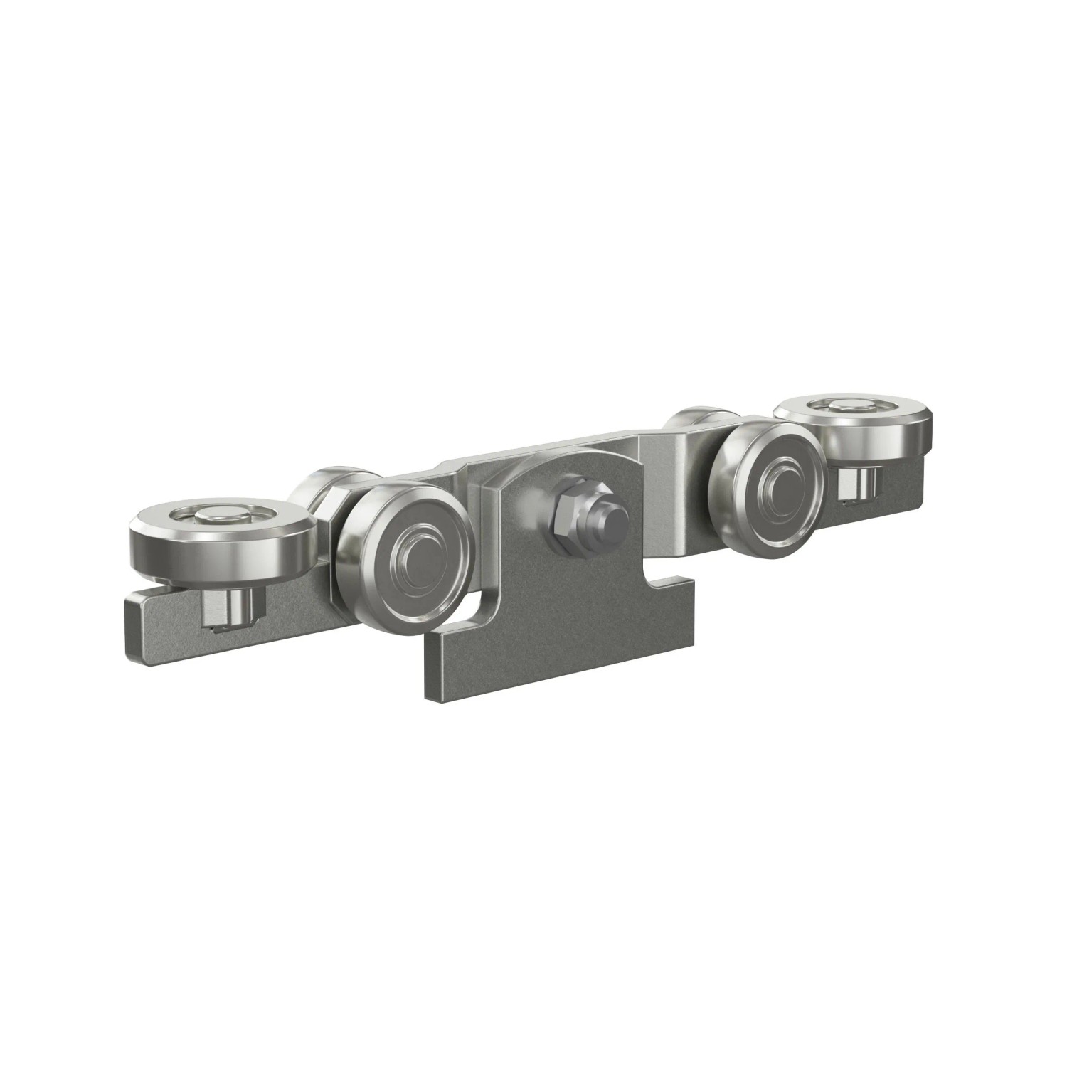 FeNau Doppelrolle Mit Seitenführung Und Anschweißpendel MEA Ø 59 mm 10337936