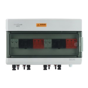 FM-Solar DC-Anschlussbox mit Überspannungsschutz für Solaranlagen.