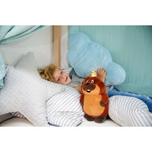 Disney Plüschfigur Pixar Hoppers König George 24 cm Braun