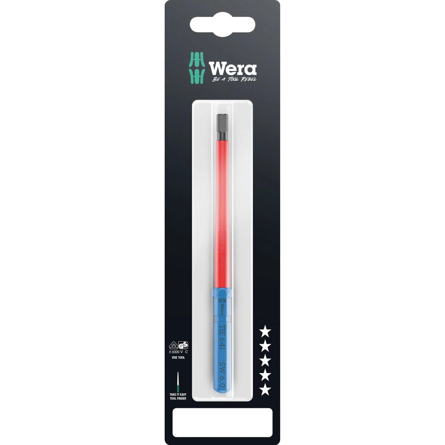 Wera Kraftform Kompakt VDE 64 I Take It Easy SB 05006565001