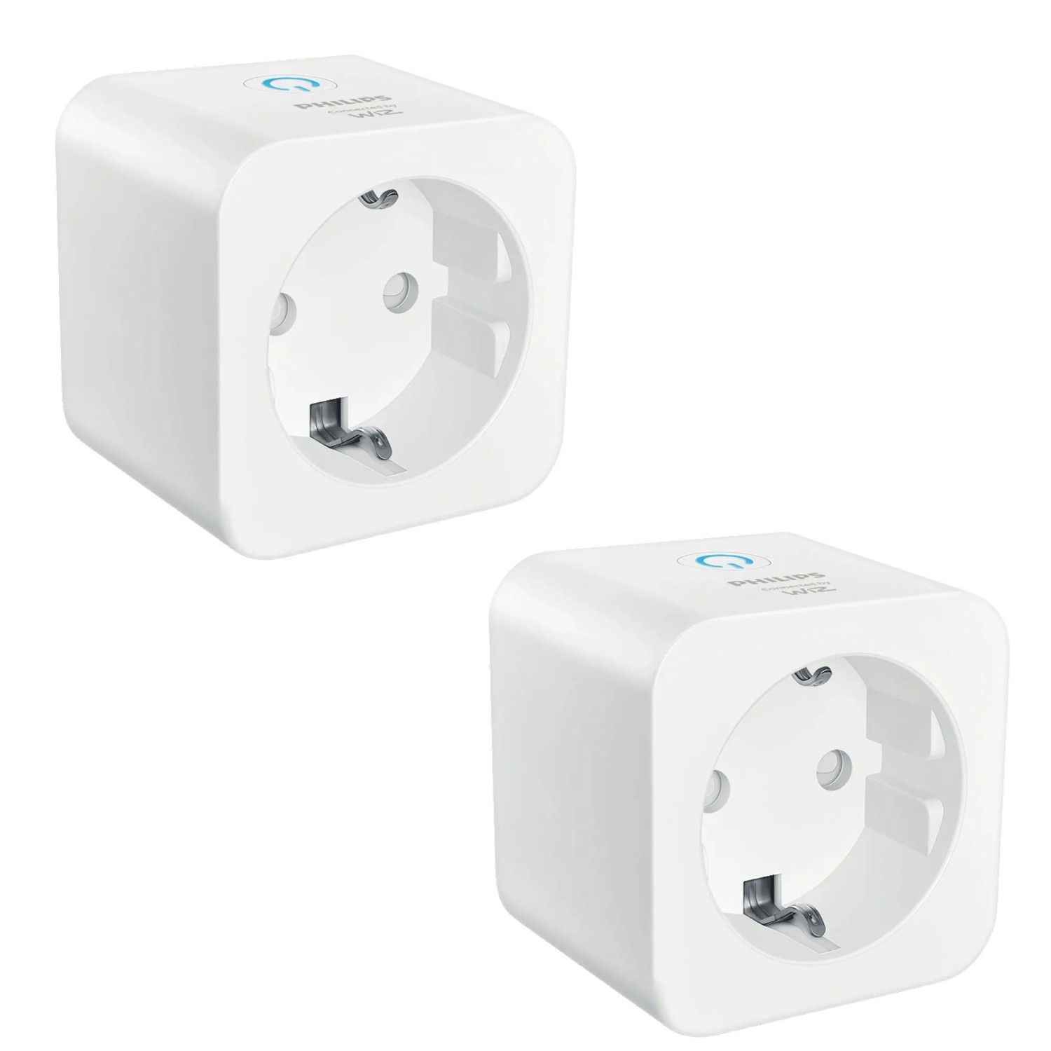 Philips Steckdose Smart Matter Typ F Weiß 2-Flammig Pack