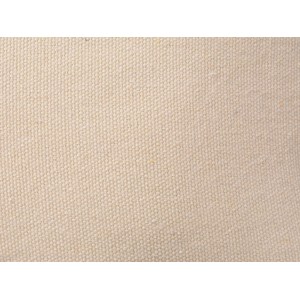 Detailaufnahme des beigen Baumwollstoffes vom Hängesessel Lytton.