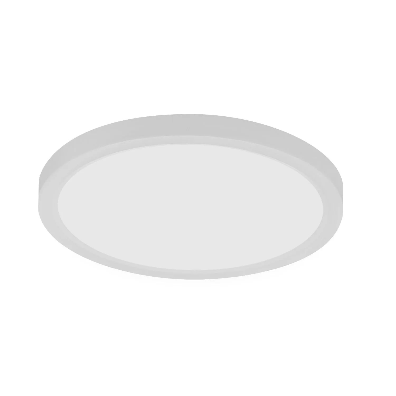 ZMH LED Deckenleuchte Rund Flach 15 W Weiß 3.000 K 22 cm IP44 Ultra Dünn