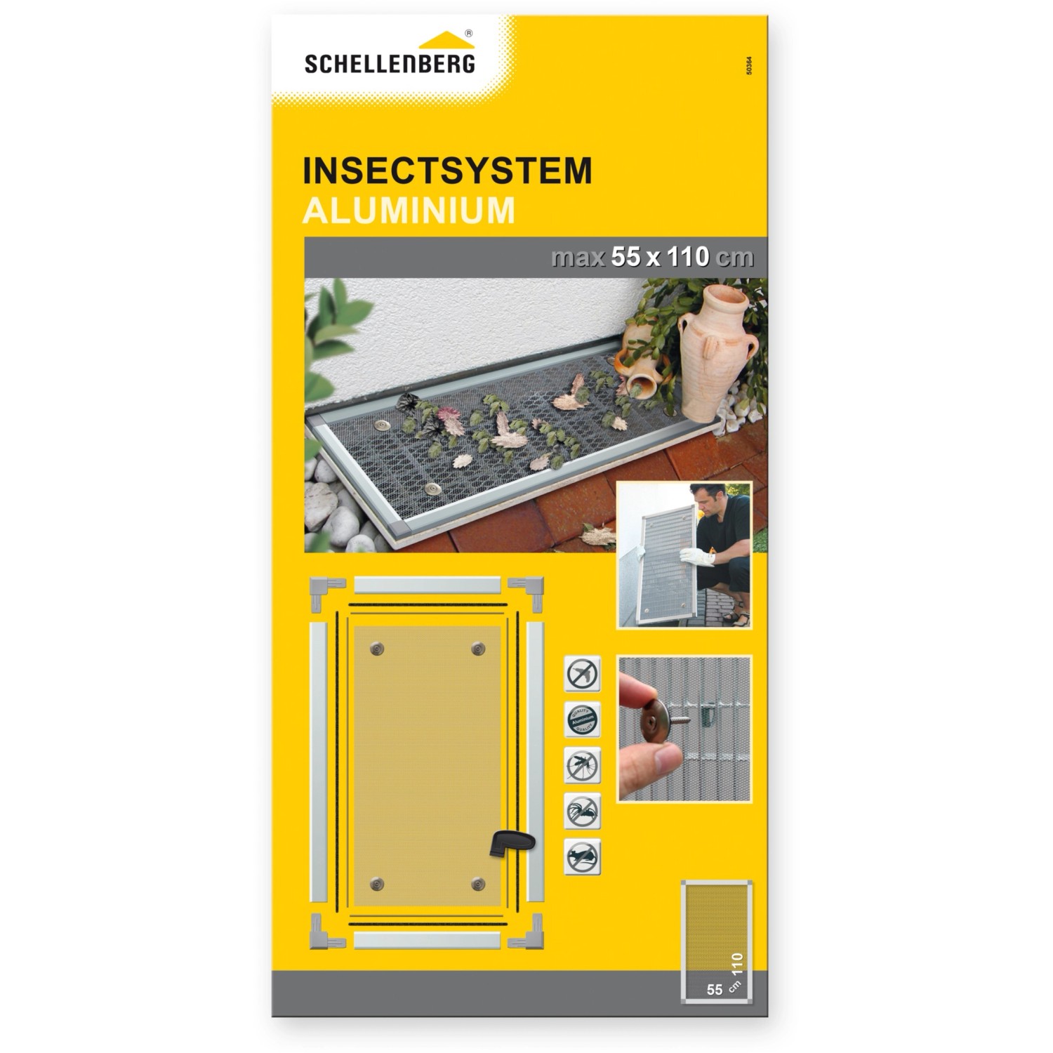 Schellenberg LichtschachtAbdeckung 55 cm x 110 cm Aluminium kaufen bei OBI