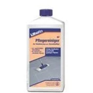 Flasche Lithofin KF Pflegereiniger 1l für Fliesen und Feinsteinzeug.