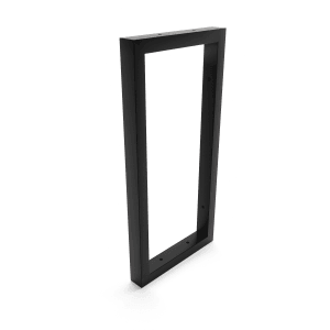 HEVVA Waschtischhalterung REUSS 20 cm Tief 1 Halter Schwarz