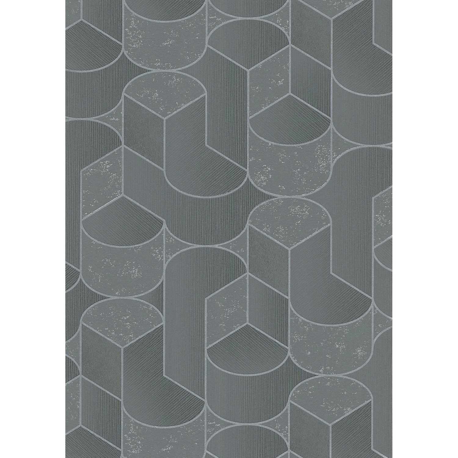Erismann Vliestapete Collage Mirage 10,05 m x 0,53 m Anthrazit