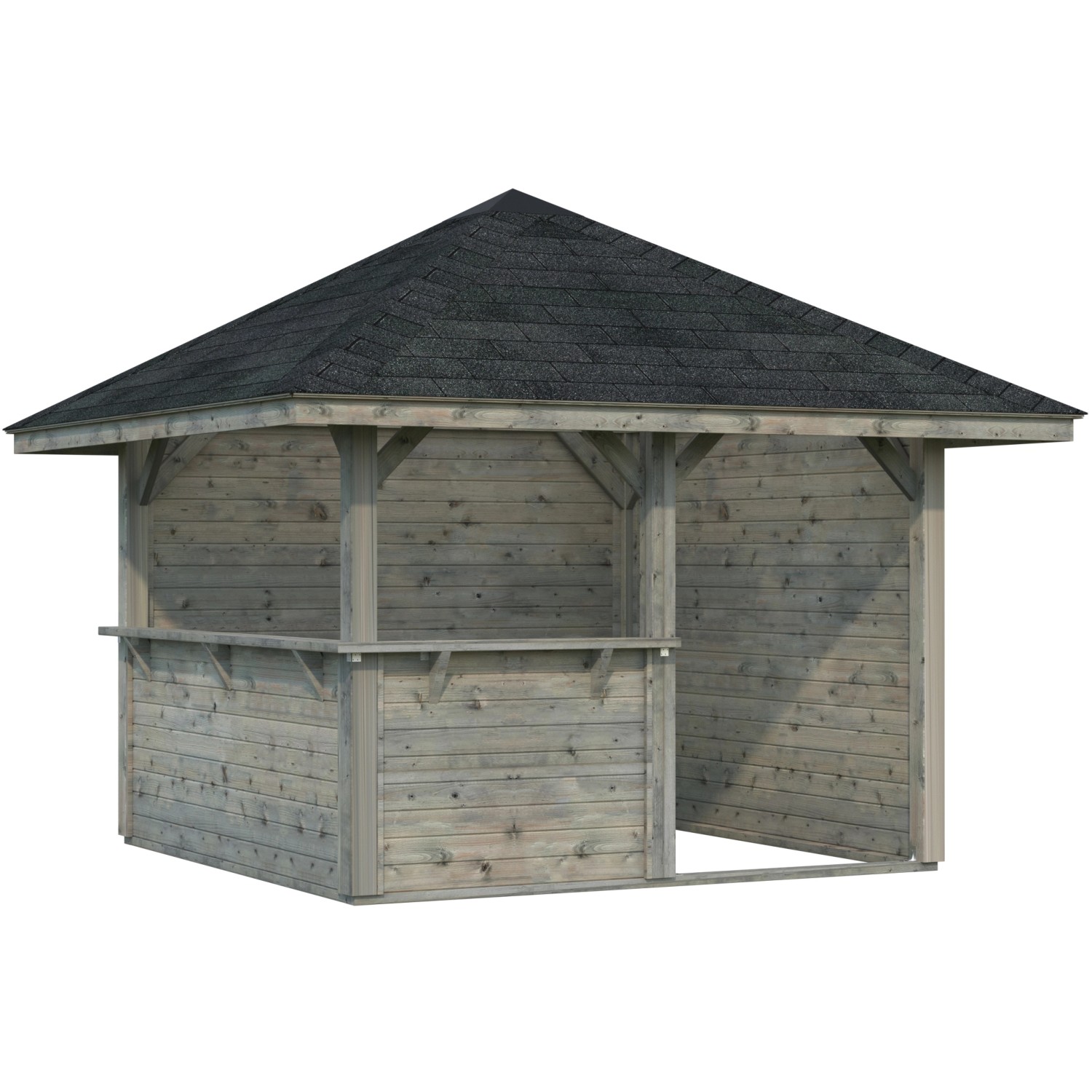 Palmako Holzpavillon "Bianca 8,3 m² Set 3", BxTxH: 300x300x323 cm günstig online kaufen