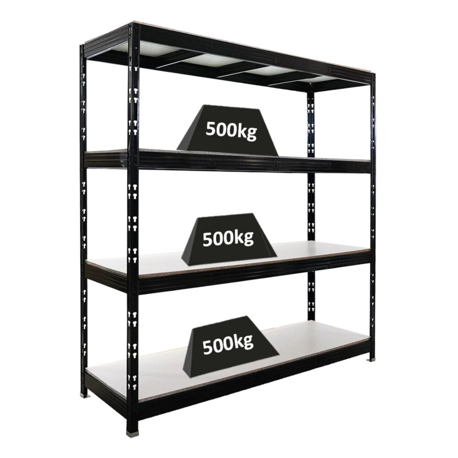 PROREGAL Profi Schwerlastregal Rhino HxBxT 200x200x60cm 4 Melamin-Ebenen 16 günstig online kaufen