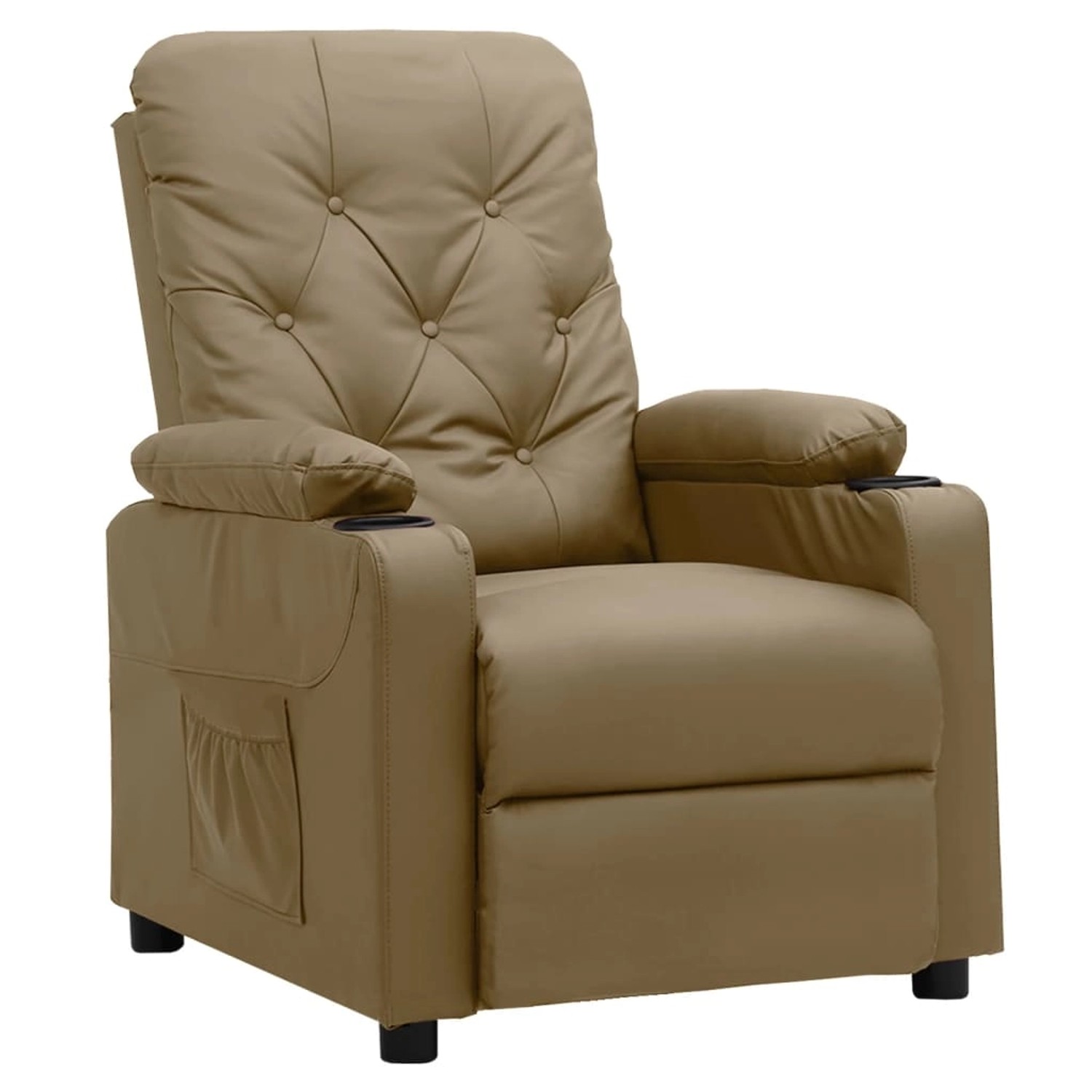 vidaXL Relaxsessel Cappuccino-Braun Kunstleder 339124