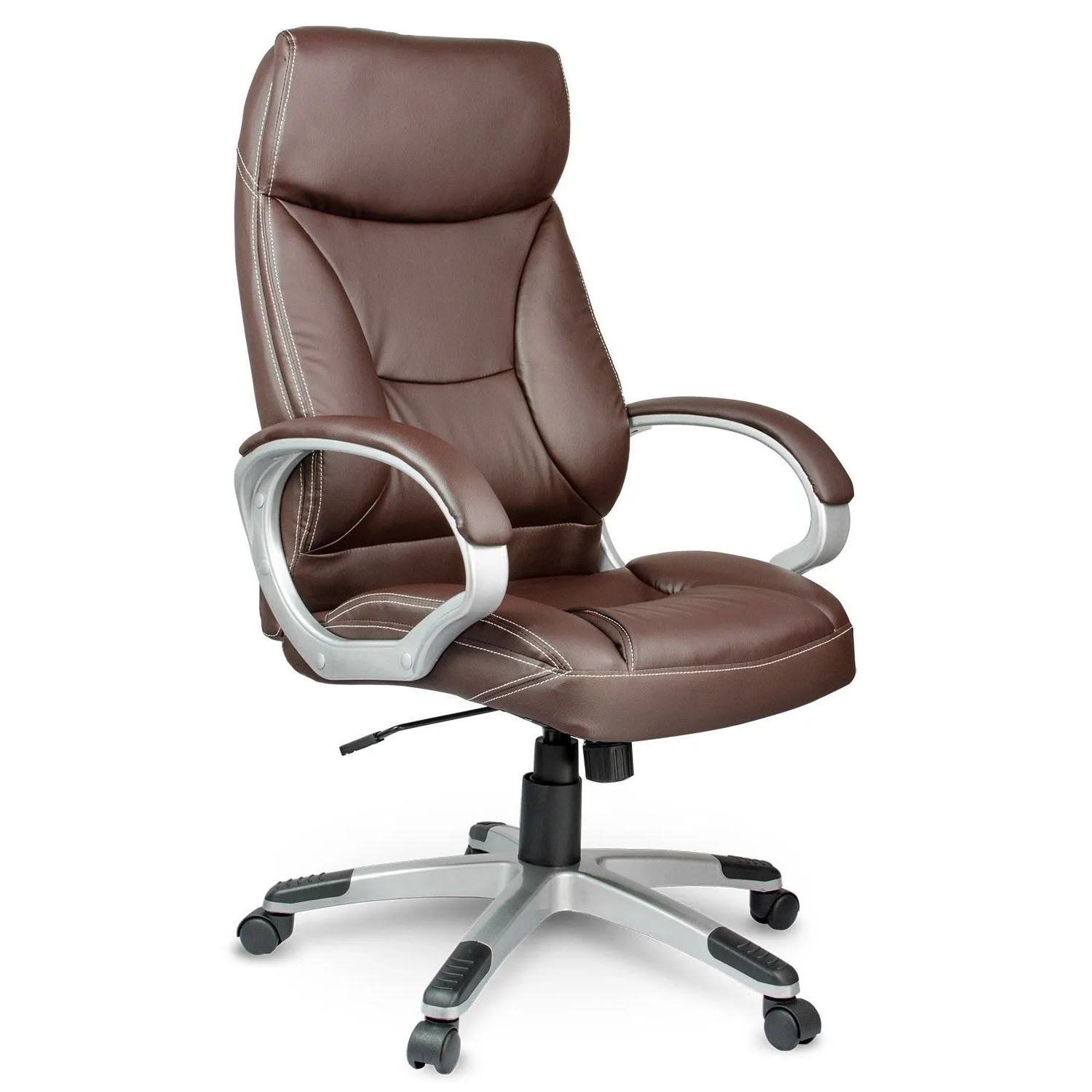 Sofotel Eg 223 Brauner Lederbürostuhl