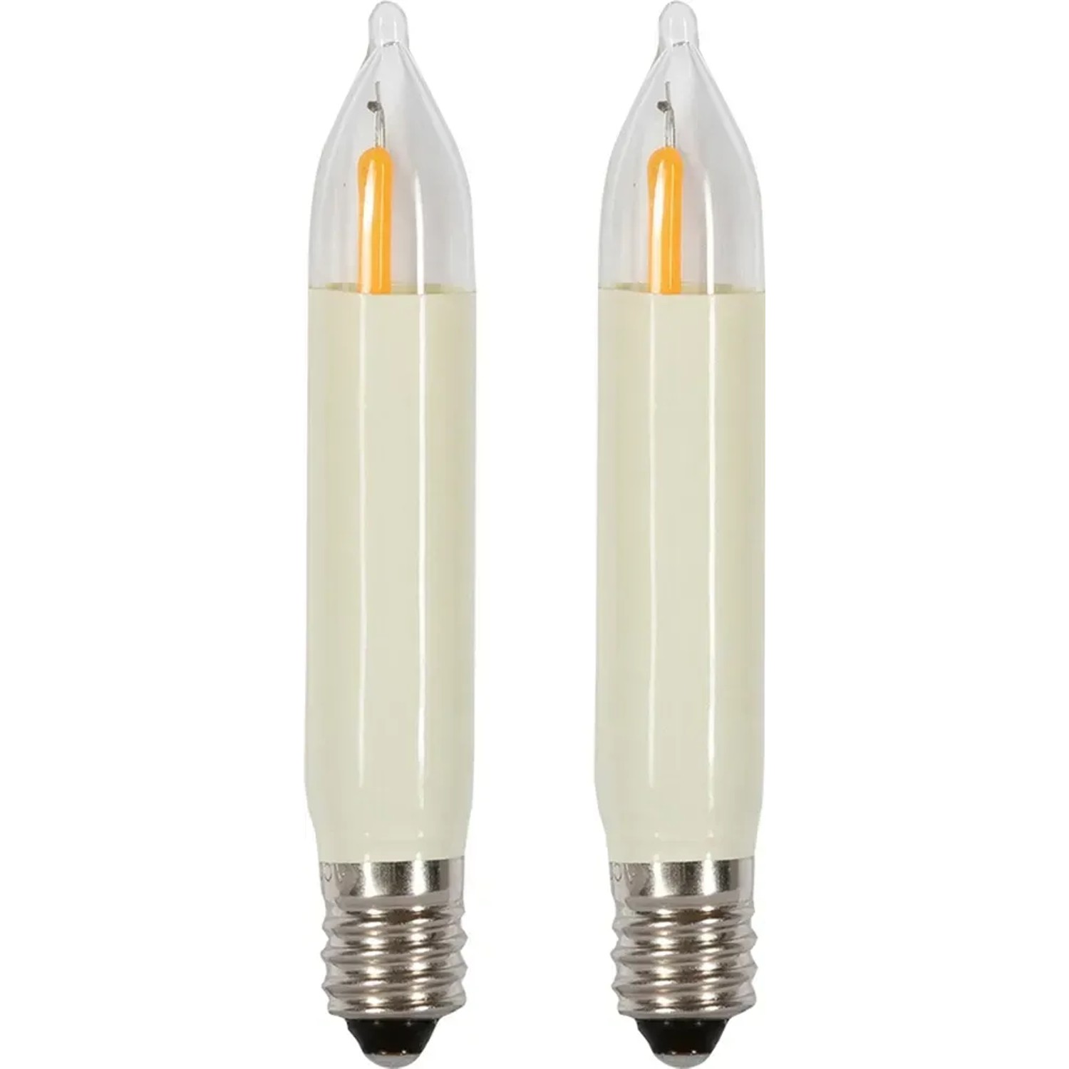 Saico Premium LED-Kleinschaftkerze für 10-flammige Lichterbögen 2er-Blister