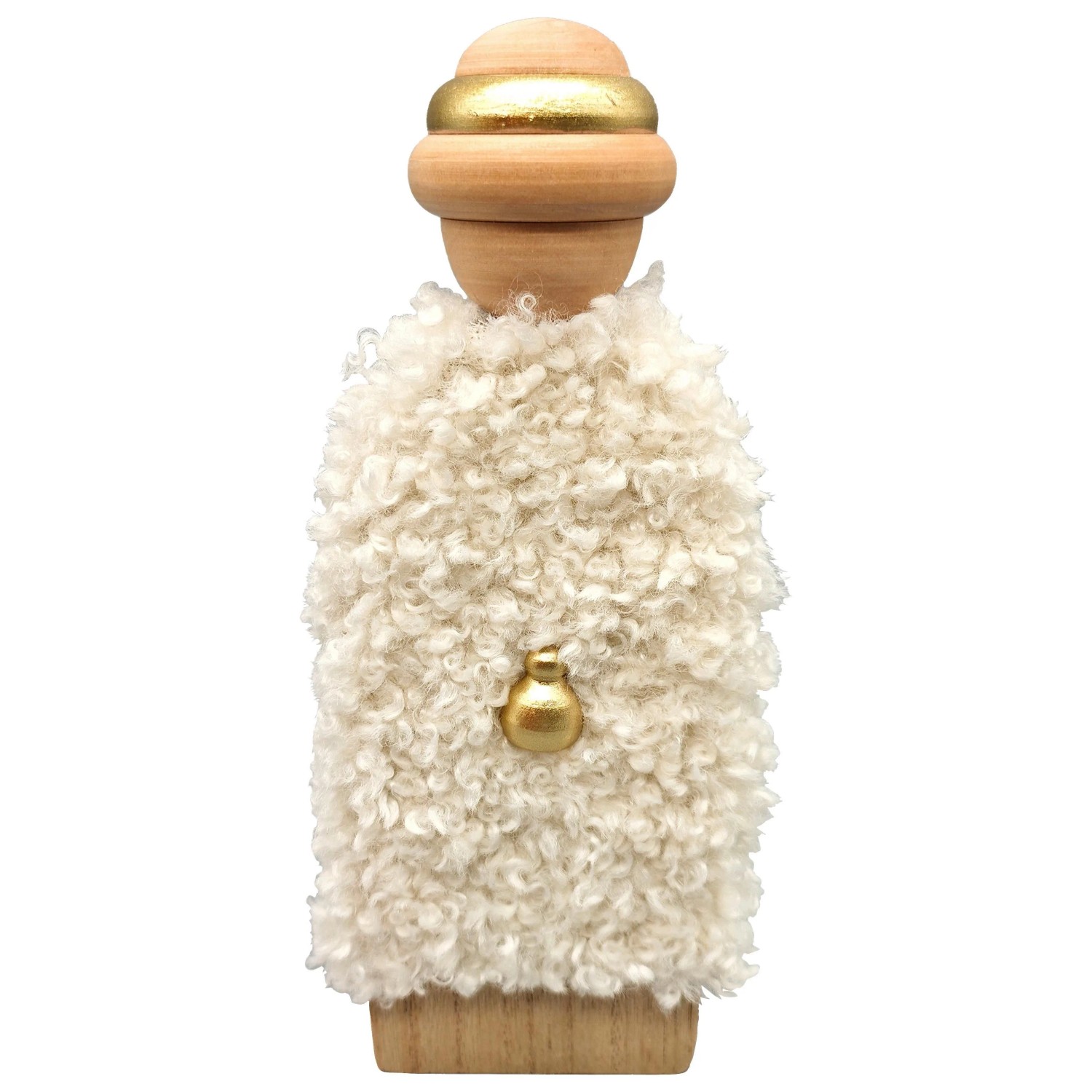 Mömax Weihnachtsfigur Luis Weiß/Naturfarben ca. 20,5cm