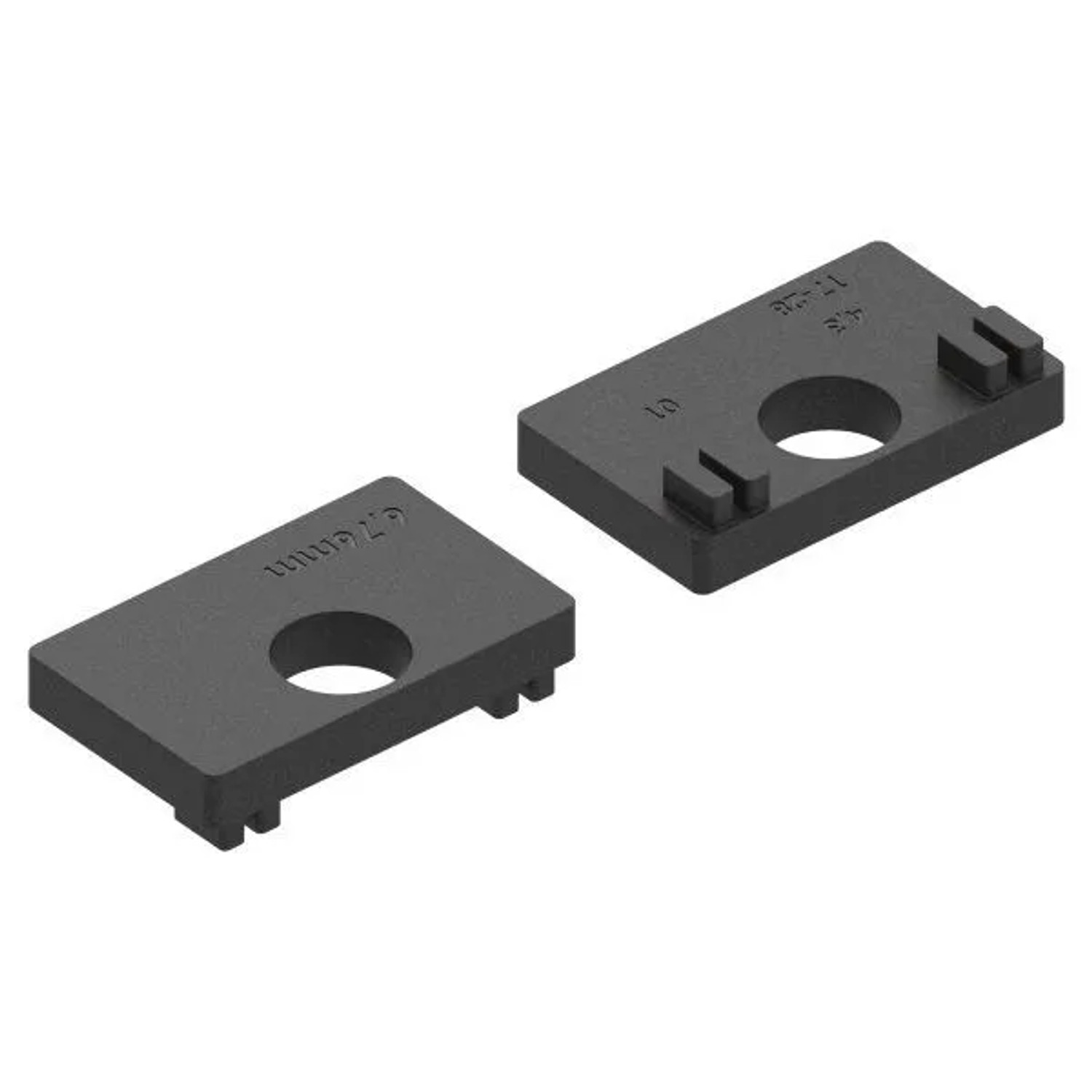 FeNau 1 Paar Gummis Zu Glasklemme 45x45x26 mm AbZ Für 6,76 mm Glas VSG