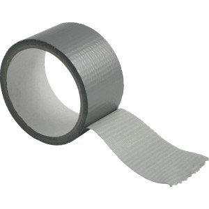 Marley Klebeband, 50mm breit, silberfarben, zum Abdichten von Lüftungsrohren.