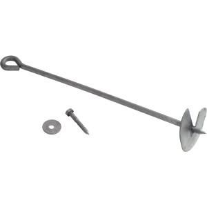 Schaukelhaken Ground Anchor Swing aus verzinktem Stahl, Zubehör für Gartenspielgeräte.